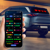 Lumière dynamique Devil Eyes pour voitures, camions, pare-brise, écran LED programmable, écran souple flexible, application Bluetooth, télécommande