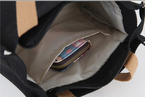 DICHOS sac à main femmes petit Style coréen japonais épaissi Oxford toile sac repas sac de transport maman épicerie fait - Product Image 5