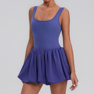 Mini vestido de verano plisado atlético de tenis para mujer 2025 pantalones cortos de entrenamiento de Golf - Product Image 4