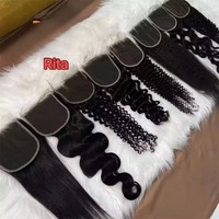 Closure et frontal en dentelle HD 100% cheveux humains bruts, à nœuds fins, invisibles, pré-épilés, cuticules alignées, en dentelle suisse