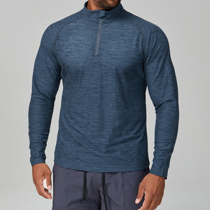 XW-ECX1173-1 <span class=keywords><strong>Ropa</strong></span> Deportiva para Gimnasio, Camiseta Transpirable, <span class=keywords><strong>Ropa</strong></span> Deportiva Cortavientos, Logotipo Personalizado, Cierre de Cremallera, <span class=keywords><strong>Ropa</strong></span> Deportiva Cómoda para Hombre - Product Image 3