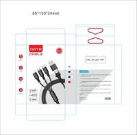 Cable de Nailon para Transferencia de Datos, Venta al Por Mayor, Logotipo Personalizado, Cables de Carga Rápida 4 en 1 para Teléfono, Regalo Promocional