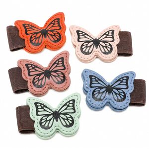 Cute Butterfly <b>Bookmarks</b> Hollow Out Butterfly Page Markers PU Leather Style Book Marks for Students & Book Lovers - Product Image 3