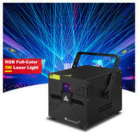 SHTX Bestseller 5W Laser-Bühnenlicht Vollfarbiges RGB-Laserlicht für Hochzeiten Partys Events mit DMX512-Steuerung 6W Laser-Lichtshow