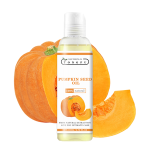 Private Label OEM 100% Pure Virgin Organic Cold Pressed Pumpkin Semente Óleo Para A Perda De Cabelo Abóbora sementes de hortelã alecrim - Product Image 1