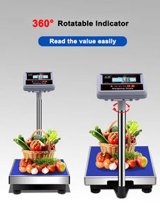 <span class=keywords><strong>150kg</strong></span> 500kg 디지털 전자 저울 스테인레스 스틸 개인 체중계 바닥 벤치 우편 플랫폼 저울 - Product Image 5