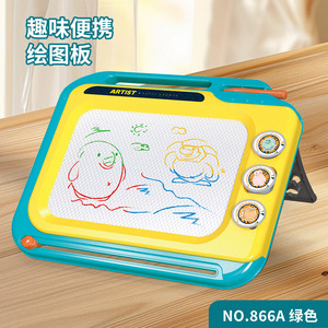 Tablero de dibujo magnético para artistas 866A, tablero de escritura portátil borrable para niños de 2 a 4 años, juguete Unisex - Product Image 3