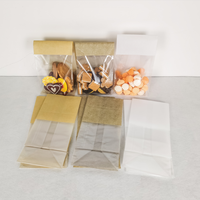 Sacs d'emballage OPP à fond plat pour biscuits, bonbons, collations, chocolats, cadeaux