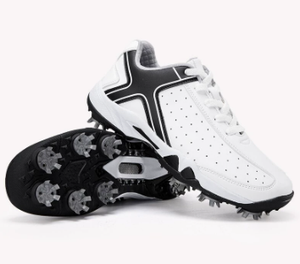 Zapatos de Golf Blancos con Tacos, Calzado Deportivo Ligero para Hombre, para Entrenamiento en el Campo - Product Image 3