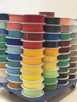 Filamen Bambu Lab Original Pla Basic Biru Abu-abu (1.75mm Kecepatan Tinggi Bambulab X1 A1 P1 P2 H2d H2c Printer 3D Multiwarna)