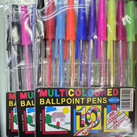 Stylos Bille Multicolores 2026, Pointe Moyenne 1,0 mm, Ensemble de Stylos Colorés pour Journalisation et Planification, Écriture Longue Durée