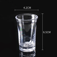Verres à shot en plastique durables, réutilisables, classiques, multicolores, 40 ml, de qualité alimentaire, sans BPA, pour les bars et les fêtes