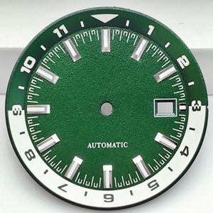 Cadran de montre de 36,5 mm compatible avec le mouvement NH35, logo personnalisé, cadran de montre mécanique en laiton - Product Image 5