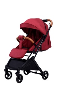 Cochecito Triciclo de lino ligero fácil de plegar, tabla Planeadora para mamá caliente con ruedas de aire, cochecito para bebé <span class=keywords><strong>Reborn</strong></span>/niños - Product Image 4