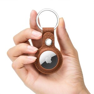 <span class=keywords><strong>Porte</strong></span>-clés en cuir véritable pour <span class=keywords><strong>airtag</strong></span> - Product Image 2