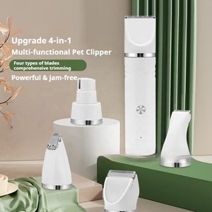 <span class=keywords><strong>Tondeuse</strong></span> à poils <span class=keywords><strong>pour</strong></span> animaux de compagnie compacte et multifonctionnelle rechargeable par USB, 4 têtes remplaçables <span class=keywords><strong>pour</strong></span> le toilettage complet du corps des chiens et des chats - Product Image 5