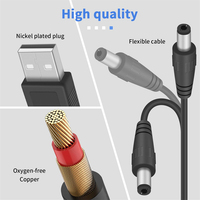 Câble de prise USB vers CC 5521 5525 Câble de charge USB pour prise CC