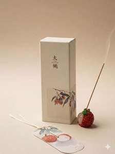 Großhandel Exquisit Gefertigtes Umweltfreundliches Handgemachtes Papier-Räucherwerk mit Fruchtduft Geschenkset 15-20 Minuten Brenndauer für - Product Image 5