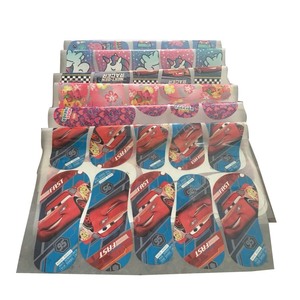 Pantofole infradito per bambini fai-da-te adesivi di trasferimento 2D serigrafati fogli di animali domestici stampati Offset per pantofola da <span class=keywords><strong>donna</strong></span> EVA - Product Image 5