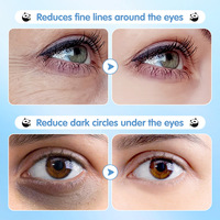 Masque pour les yeux en gel de silicone à l'extrait de pomme, raffermissant, anti-âge, hydratant et nourrissant, pour tous types de peaux, vente en gros