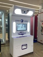 Cabina de Fotos Comercial Estilo Disco, Cabina de Selfies Interactiva con Impresora Rápida, Cámara DSLR, Cabina de Fotos para Promoción de Eventos