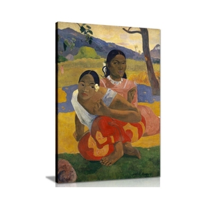<span class=keywords><strong>Paul</strong></span> Gauguin Femmes Africaines Design Moderne Toile Mur Art avec Cadre Clair Artistes Célèbres Décor À La Maison - Product Image 1