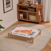Modernes Erhöhtes Haustierbett Haustier-Sofa Welpen- und Katzenbett Minimalistisch und Einfach zu Installieren