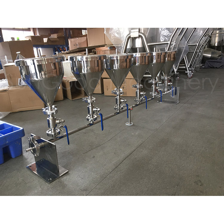 Набор конических бункеров из нержавеющей стали