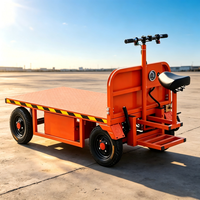 Chariot électrique silencieux à plateau basculant, véhicule de transport de marchandises à quatre roues, moteur 800W, plateforme en acier, OEM