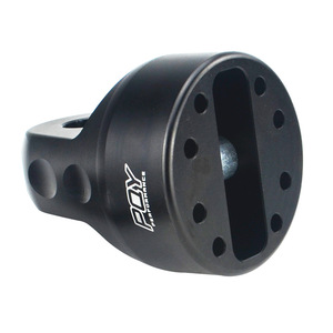 POYRACING D Shackle โลหะผสมเหล็กกล้าสีดำและสีแดงแบบเมตริกสำหรับติดตั้งบนหลังคาเครน - Product Image 5