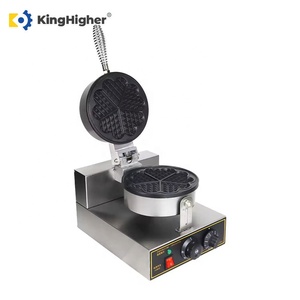 <span class=keywords><strong>Gaufrier</strong></span> électrique <span class=keywords><strong>professionnel</strong></span> en forme de cœur, 5 gaufres, antiadhésif, pour gaufres belges, 220V, idéal pour la vente ambulante - Product Image 4