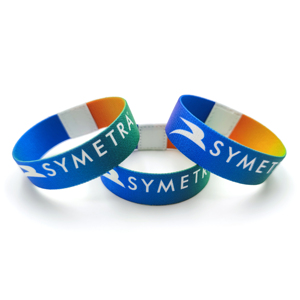 Bracelet élastique en polyester avec design personnalisé par sublimation, bracelet NFC - Product Image 2