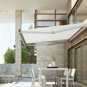 Auvent de terrasse rétractable moderne avec tissu résistant aux UV, auvent élégant pour terrasses et espaces de vie extérieurs - Product Image 2