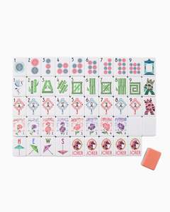 Jeu de Mahjong américain de luxe gravé sur mesure en acrylique pour les voyages - Product Image 3