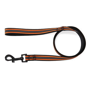 Correa de perro de nailon de moda con decoración de bufanda de patrón sólido que se adhiere fácilmente a cualquier collar o arnés de perro hecho de poliéster - Product Image 4