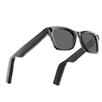 Occhiali Smart E02 di Tendenza 2026 con Fotocamera 8MP 4K, Trasferimento WIFI, Controllo Gesti ChatGPT, Riproduzione Musicale, Occhiali Smart da Esterno con Fotocamera