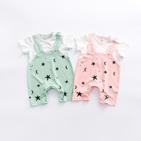 Combinaisons pour bébés de 2 ans en coton biologique tricoté à manches courtes, été, unisexe, vente en gros sur Alibaba Chine, échantillon gratuit