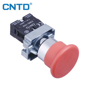 Cntd CXB2-BC42 momentary push <span class=keywords><strong>button</strong></span> chuyển 10A 380V 22 Mét dừng khẩn cấp không thấm nước nấm đầu làm bằng nhựa IP65 - Product Image 1