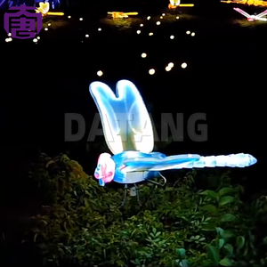 Outdoor Led Moving Dragonfly Suitable For Garden Park And Festival Landscape <b>Light</b> Show <b>Solar</b> Powered Holiday Decoration - Product Image 3