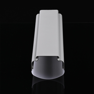 Hiện đại tùy chỉnh vuông Bìa tuyến tính dải đèn sữa trắng đen Polycarbonate Pc <span class=keywords><strong>LED</strong></span> khuếch tán ánh sáng ống làm ép đùn nhựa - Product Image 2