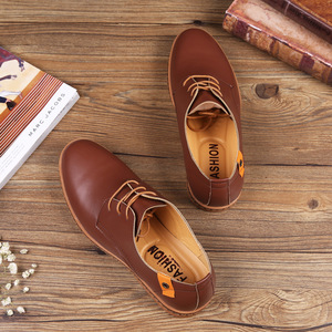 Zapatos de Moda de Piel Sintética para Hombre, con Cordones, para Negocios, Bodas, Casuales, Cómodos, para Traje - Product Image 3