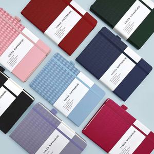 WSY86 Cheap Bulk Custom Logo Notebooks Customizable Personalized <b>Notepad</b> B6 Journal Hardcover PU <b>Leather</b> Notebook Elastic Straps - Product Image 2