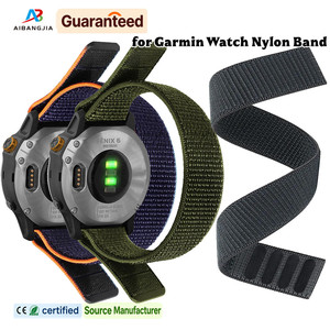 Nueva <span class=keywords><strong>Correa</strong></span> de Reloj Inteligente de Nailon Trenzado de Tela de 22mm 20mm 26mm para <span class=keywords><strong>Garmin</strong></span> <span class=keywords><strong>Fenix</strong></span> 8 7 7S 7X 6 6s - Product Image 1