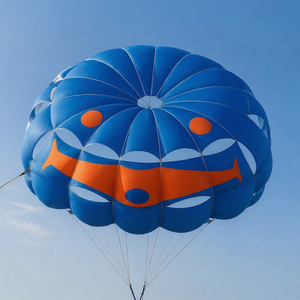 Tente parachute colorée 'AMOS' imprimée 2x3m en tissu nylon imperméable >3000mm, design pliable, utilisation quatre saisons, cadre en aluminium - Product Image 1