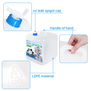 Seau pliable en LDPE de camp en plein air de qualité <span class=keywords><strong>alimentaire</strong></span> Offre Spéciale sac à eau pliant <span class=keywords><strong>jerrican</strong></span> Cubitainer - Product Image 3