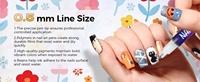 Ensemble de pinceaux professionnels pour nail art permanent, pour salon et usage domestique, liner de précision, peinture/dessin au gel acrylique, outils de manucure
