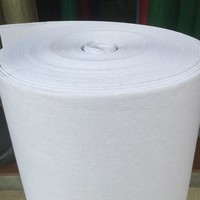 Rouleau de feutre non tissé aiguilleté épais et coloré, en polyester écologique, pour artisanat DIY et emballage