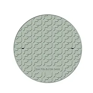 Coperchio per pozzetto in ghisa sferoidale D400 EN124 in offerta speciale, certificato CE/ISO9001, rivestito in bitume per costruzioni stradali municipali - Product Image 5