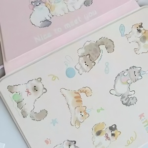 เคสไอแพดลายแมวน่ารัก 360 °   ฝาครอบอะคริลิคแบบหมุนได้สำหรับไอแพดแอร์ 4/5/6/7, ไอแพดโปร 11" A16, ไอแพดรุ่นที่ 10, ป้องกันการกระแทก - Product Image 4