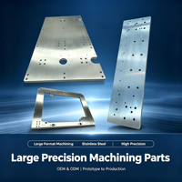 Pièces de précision sur mesure en acier inoxydable pour panneaux de base et cadres usinés CNC de grand format à haute précision